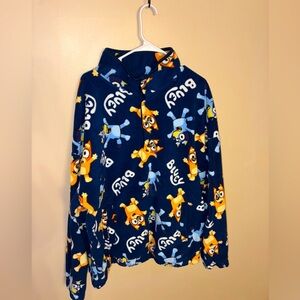 Bluey & Bingo Fleece pullover 2X-3X oversized